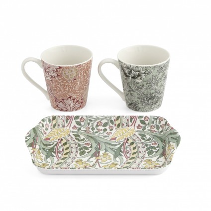 Morris & Co. Mug & Tray Set