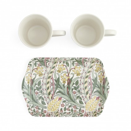 Morris & Co. Mug & Tray Set