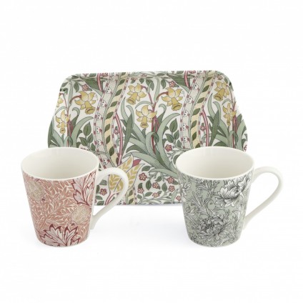 Morris & Co. Mug & Tray Set