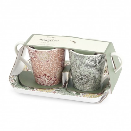 Morris & Co. Mug & Tray Set