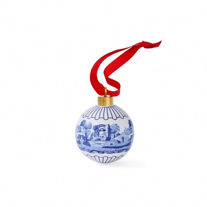 Blue Italian Scenic Bauble