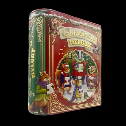 Small Book Tin "Christmas Melody"