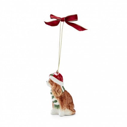 Christmas Tree Spaniel Ornament