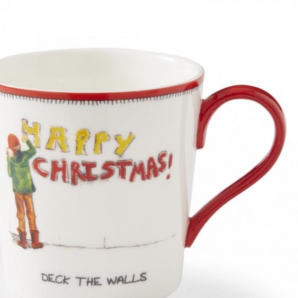 Kit Kemp Doodles Deck the Walls Mug