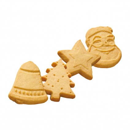 Festive Shortbread Assortment „Santa“ 250g – Tin