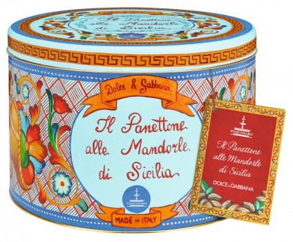 Panettone with Sicilian almonds D&G -