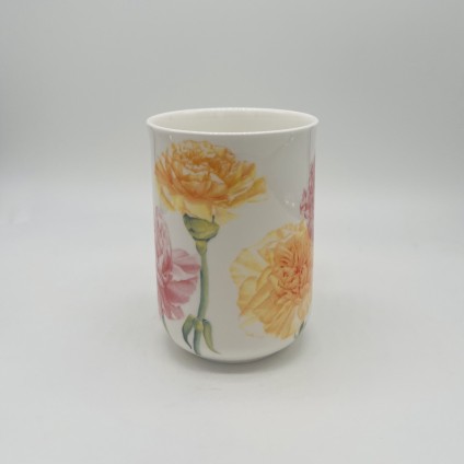 FLORIADE Mug Carnation, Bone China Porcelain