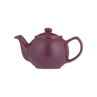 P&K Teapot classic, plum, stoneware 2 cups