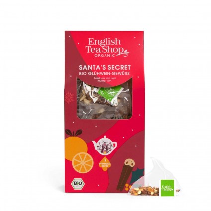 ETS - Mulled wine spice "Santas Secret", ORGANIC, 7 pyramid bags