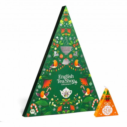 ETS - Tea Advent Calendar "Mosaic Green", ORGANIC, 25 pyramid bags