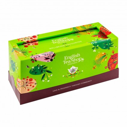 ETS - Tea collection "Wellbeing Favourites", Ayurveda tea gift set for wellbeing, ORGANIC, 40 tea bags