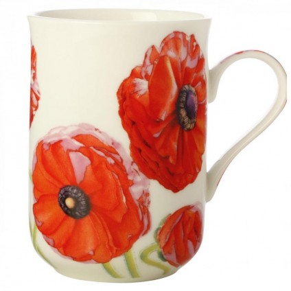 Floriade Ranunculus mug, bone china porcelain