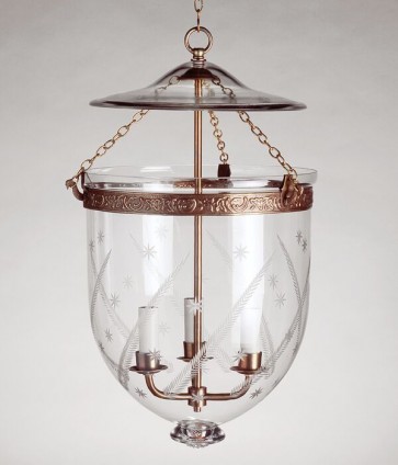 Glass Globe Lantern Large