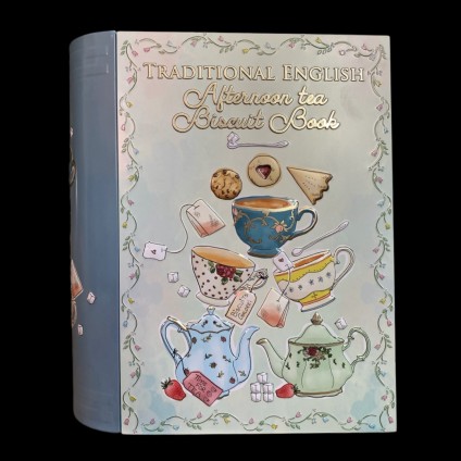 Large Book Tin "Afternoon Tea Book"