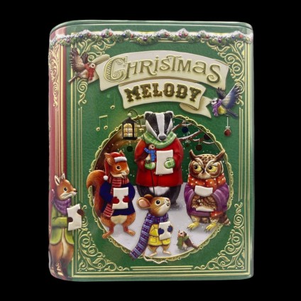 Kleine Buchdose "Christmas Melody"