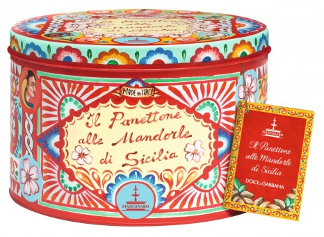 Panettone with Sicilian almonds D&G -