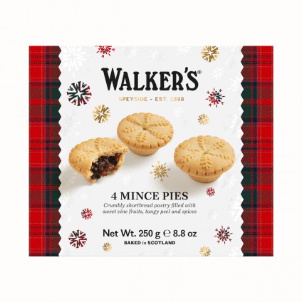 Walkers Shortbread Ltd. – 4 Mince Pies 250 g