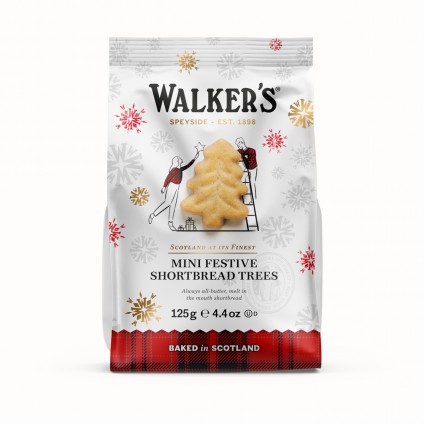 Walkers Shortbread Ltd. – Mini Festive Shortbread Trees 125g