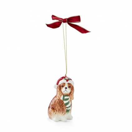 Christmas Tree Spaniel Ornament